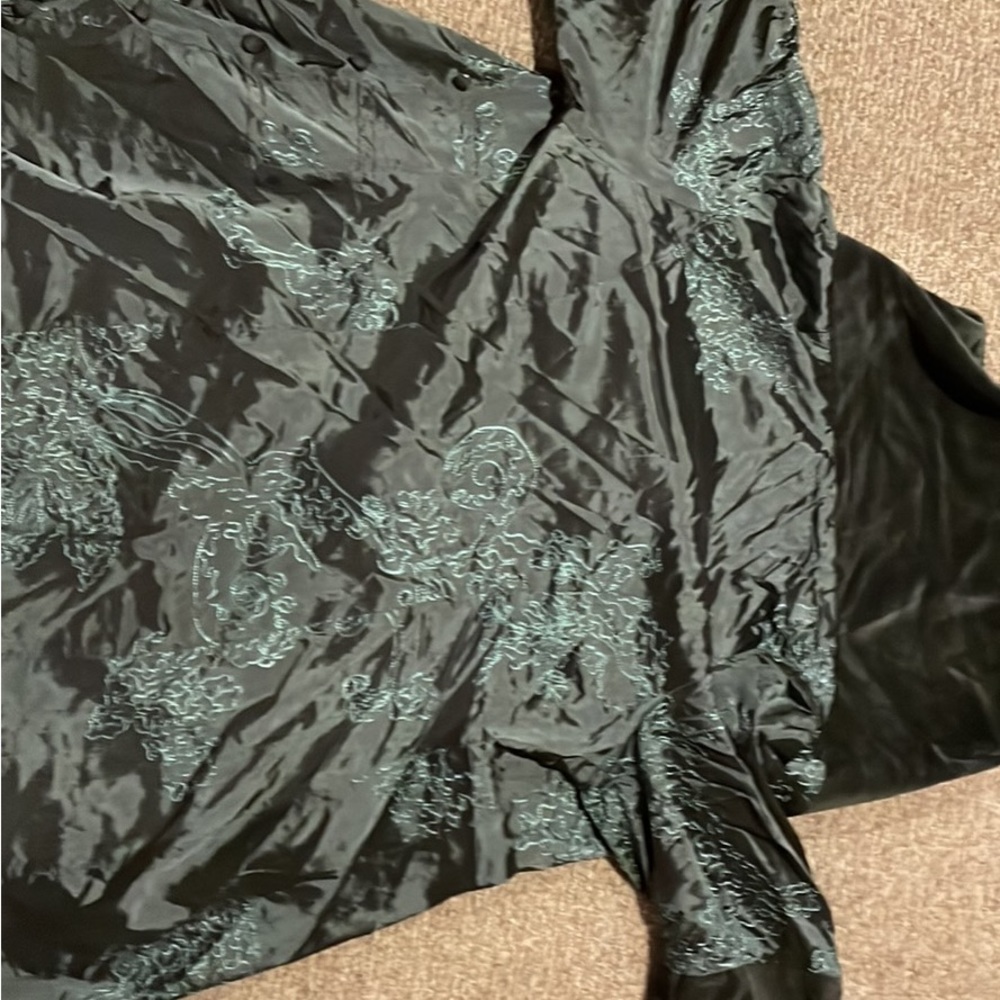 Gorgeous wrap made in India! Hard to describe, beautiful embroidery